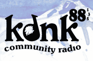 KDNK Radio Logo and a former client of STU Enterprises